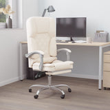 vidaXL Office Chair Massage Adjustable Faux Leather Black