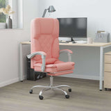 vidaXL Office Chair Massage Adjustable Faux Leather Black