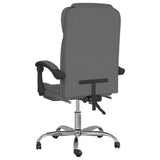 vidaXL Office Chair adjustable fabric taupe