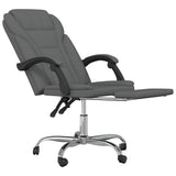 vidaXL Office Chair adjustable fabric taupe