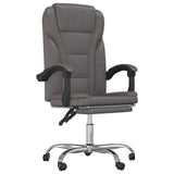 vidaXL Office Chair Adjustable Faux Leather Black
