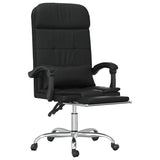 vidaXL Office Chair Massage Adjustable Faux Leather Black