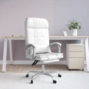 vidaXL Office Chair Massage Adjustable Faux Leather Black