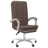 vidaXL Office Chair Adjustable Faux Leather Black