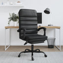 vidaXL Office Chair Massage Adjustable Faux Leather Black