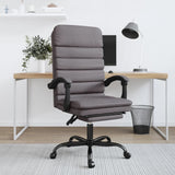 vidaXL Office Chair Massage Adjustable Faux Leather Black