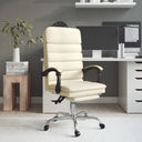 vidaXL Office Chair Massage Adjustable Faux Leather Black