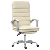 vidaXL Office Chair Massage Adjustable Faux Leather Black