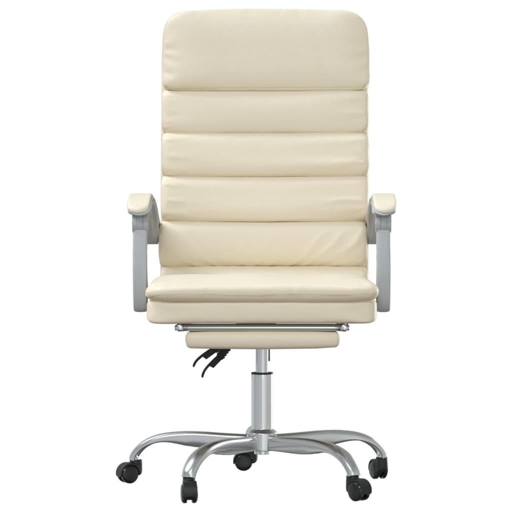 vidaXL Office Chair Massage Adjustable Faux Leather Black