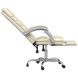 vidaXL Office Chair Massage Adjustable Faux Leather Black
