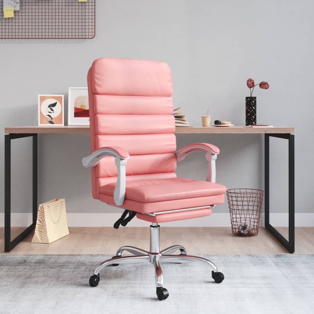 vidaXL Office Chair Massage Adjustable Faux Leather Black