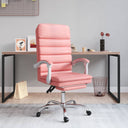 vidaXL Office Chair Massage Adjustable Faux Leather Black