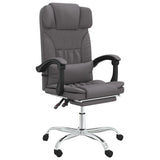 vidaXL Office Chair Adjustable Faux Leather Black