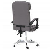 vidaXL Office Chair Adjustable Faux Leather Black