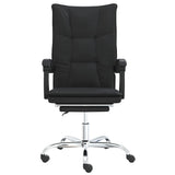 vidaXL Office Chair Adjustable Faux Leather Black