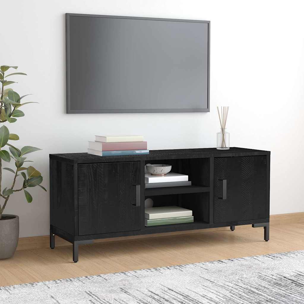 vidaXL Tv-meubel 90x30x40 cm massief grenenhout bruin