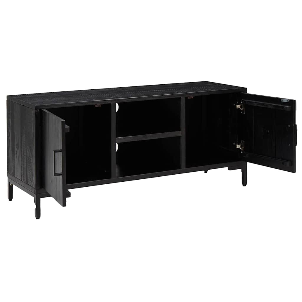 vidaXL Tv-meubel 90x30x40 cm massief grenenhout bruin