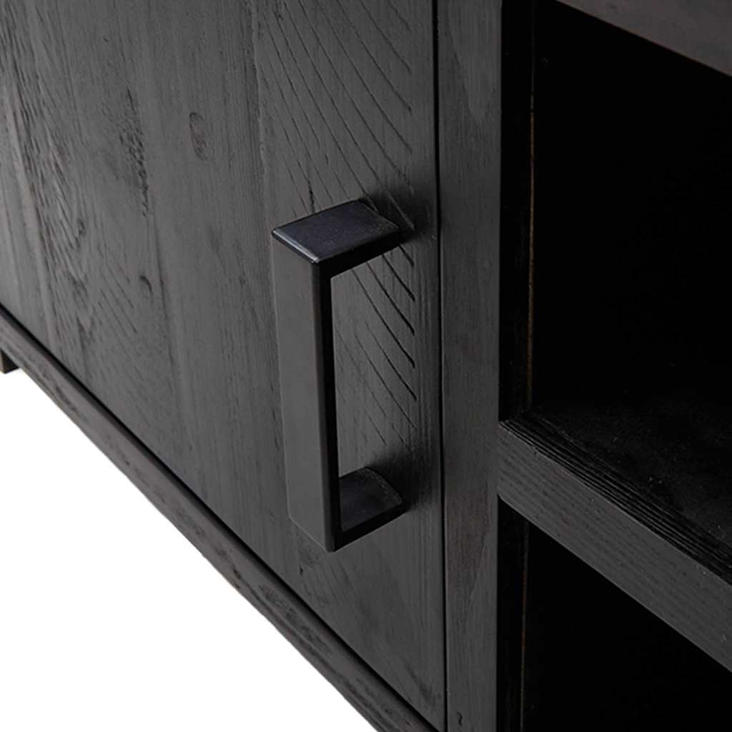 vidaXL Tv-meubel 90x30x40 cm massief grenenhout bruin