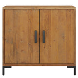 vidaXL Dressoir 75x35x70 cm massief grenenhout bruin
