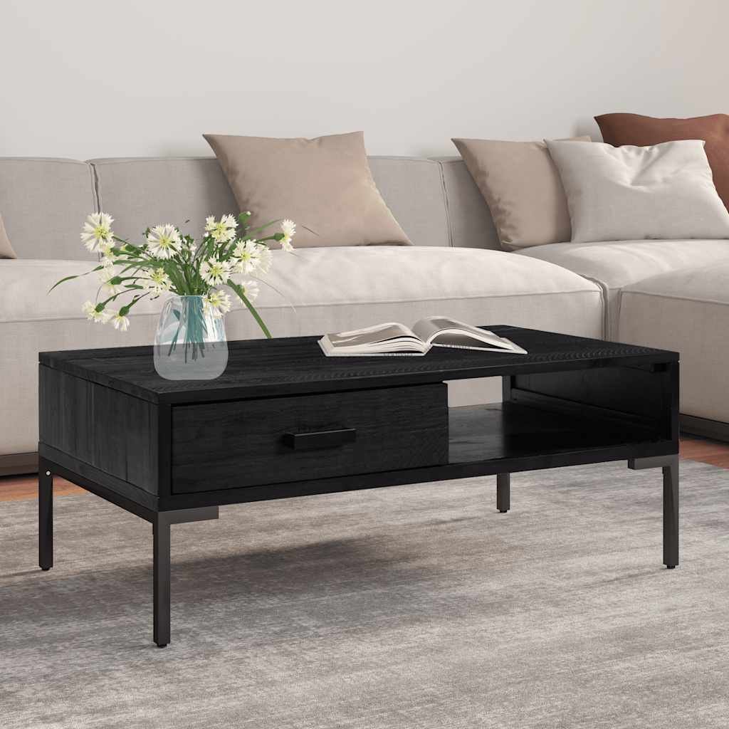 vidaXL Salontafel 90x50x35 cm massief grenenhout