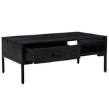 vidaXL Salontafel 90x50x35 cm massief grenenhout