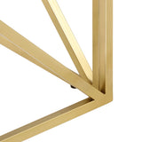 vidaXL Salontafel roestvrijstaal en gehard glas zilverkleurig