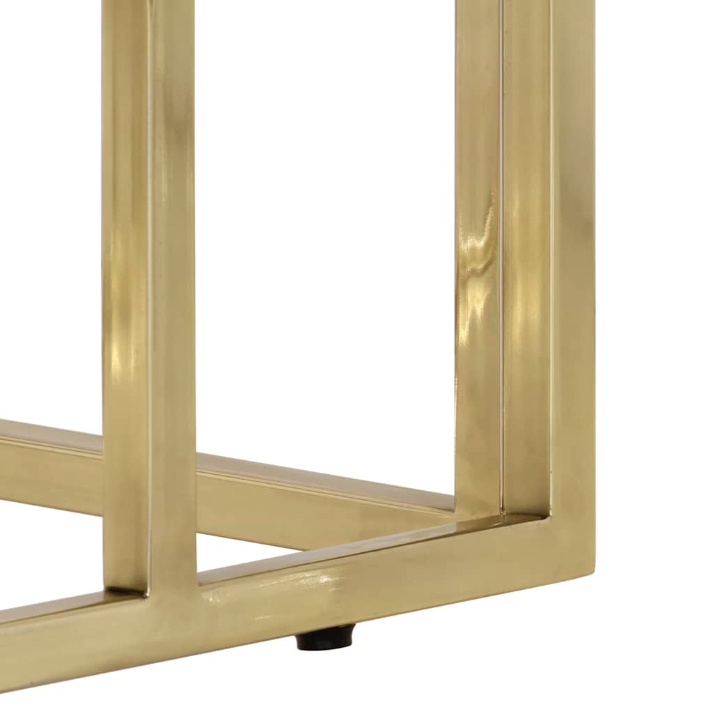 vidaXL Wandtafel roestvrijstaal en gehard glas zilverkleurig