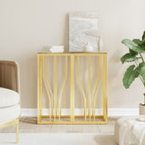 vidaXL Wandtafel 70x30x70 cm roestvrij staal en glas