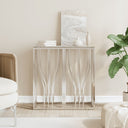 vidaXL Wandtafel 70x30x70 cm roestvrij staal en glas