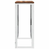 vidaXL Wandtafel 70x30x70 cm roestvrij staal en glas