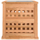 vidaXL Nachtkastje 34x34x34 cm massief walnotenhout