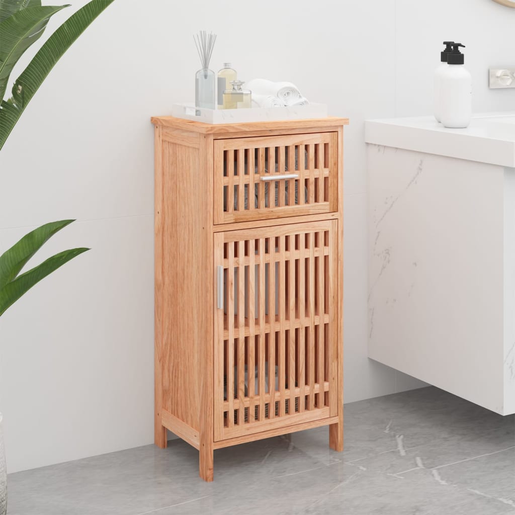 vidaXL Bathroom Cabinet 42x29x82 cm Solid Walnut Wood