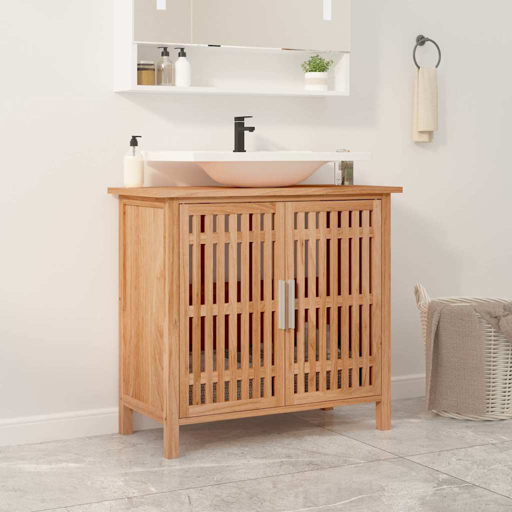 vidaXL Bathroom Cabinet 42x29x82 cm Solid Walnut Wood