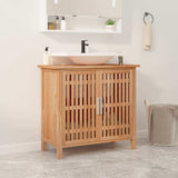 vidaXL Bathroom Cabinet 42x29x82 cm Solid Walnut Wood