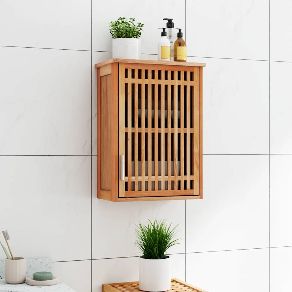 vidaXL Bathroom Cabinet 42x29x82 cm Solid Walnut Wood