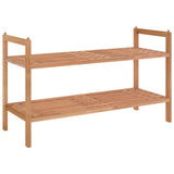 vidaXL Schoenenrek 69x27x41 cm massief walnotenhout
