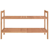 vidaXL Schoenenrek 69x27x41 cm massief walnotenhout