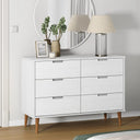 vidaXL Ladekast MOLDE 113x40x80 cm massief grenenhout bruin