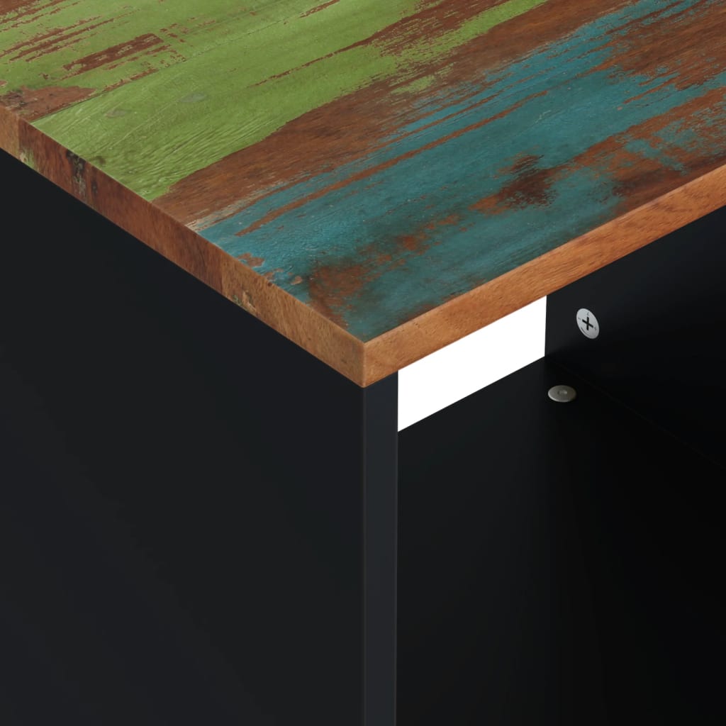 vidaXL Salontafel 40x31x46 cm massief gerecycled hout en bewerkt hout