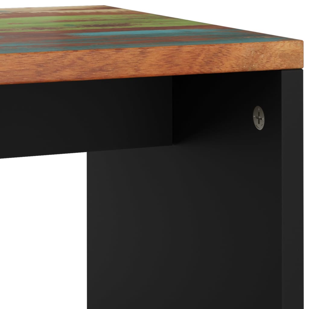 vidaXL Salontafel 40x31x46 cm massief gerecycled hout en bewerkt hout