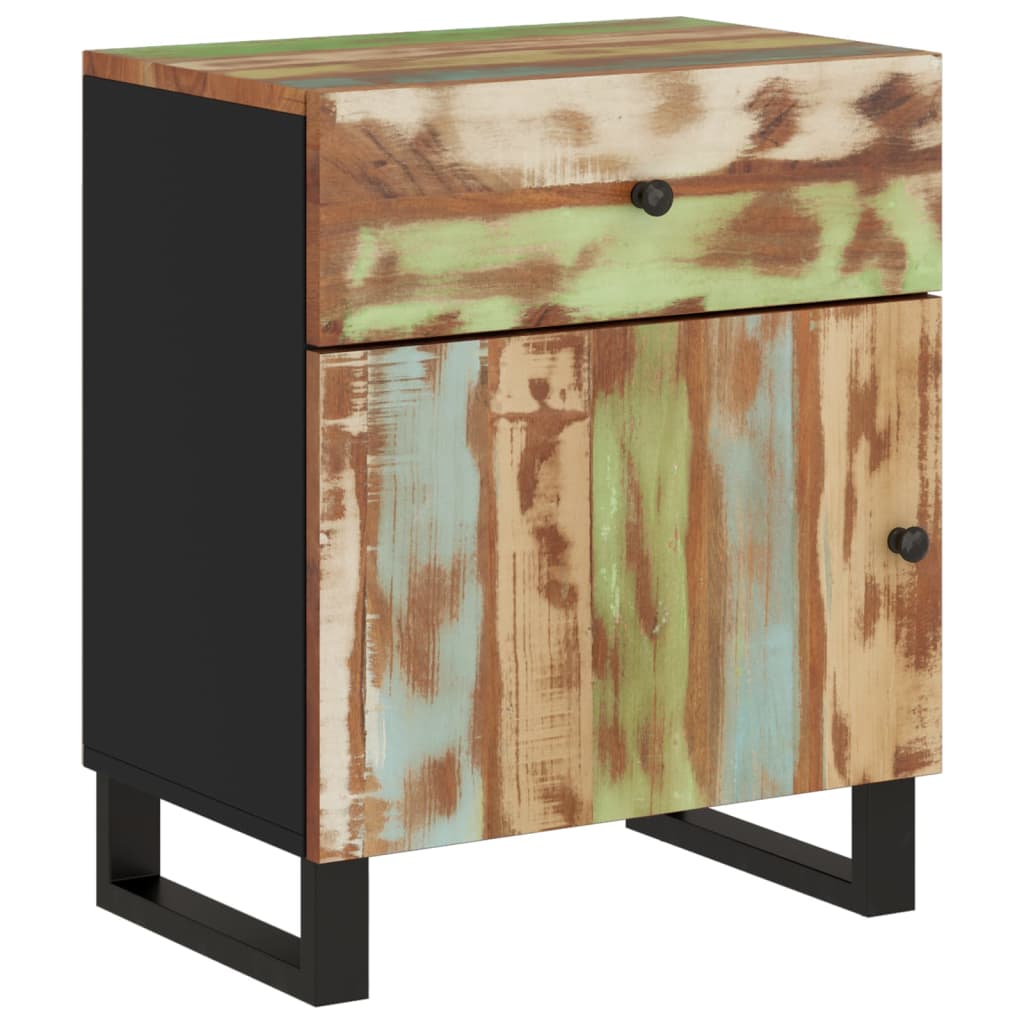 vidaXL Nightstands 50x33x60 cm Solid Mango Wood and Engineered Wood