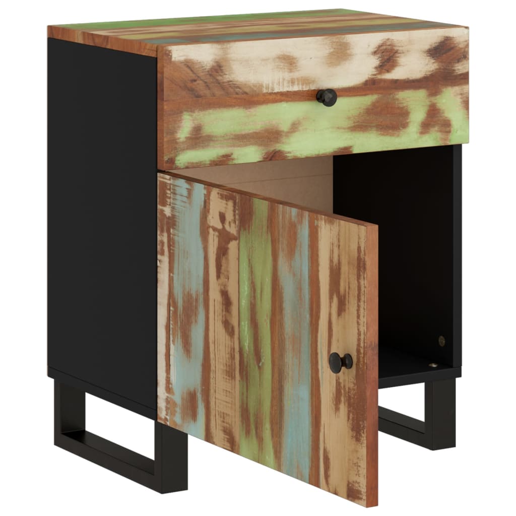 vidaXL Nightstands 50x33x60 cm Solid Mango Wood and Engineered Wood