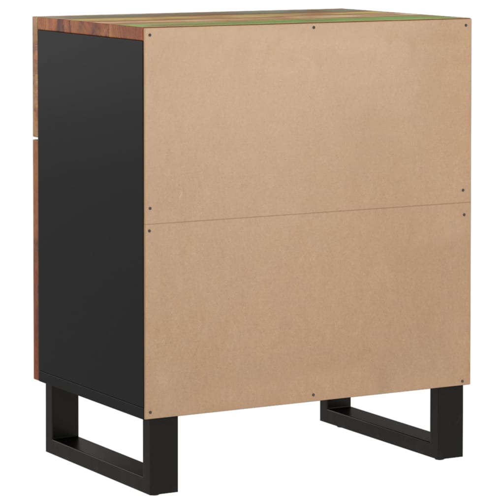 vidaXL Nightstands 50x33x60 cm Solid Mango Wood and Engineered Wood