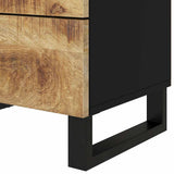 vidaXL Bedside Cabinet 50x33x62 cm Solid Mango Wood and Engineered Wood