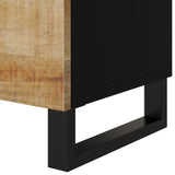 vidaXL Nachtkastje 50x33x62 cm massief mangohout en bewerkt hout