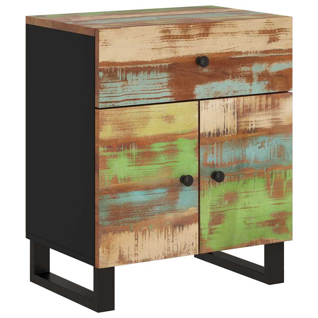 vidaXL Nachtkastjes 50x33x60 cm massief mangohout en bewerkt hout