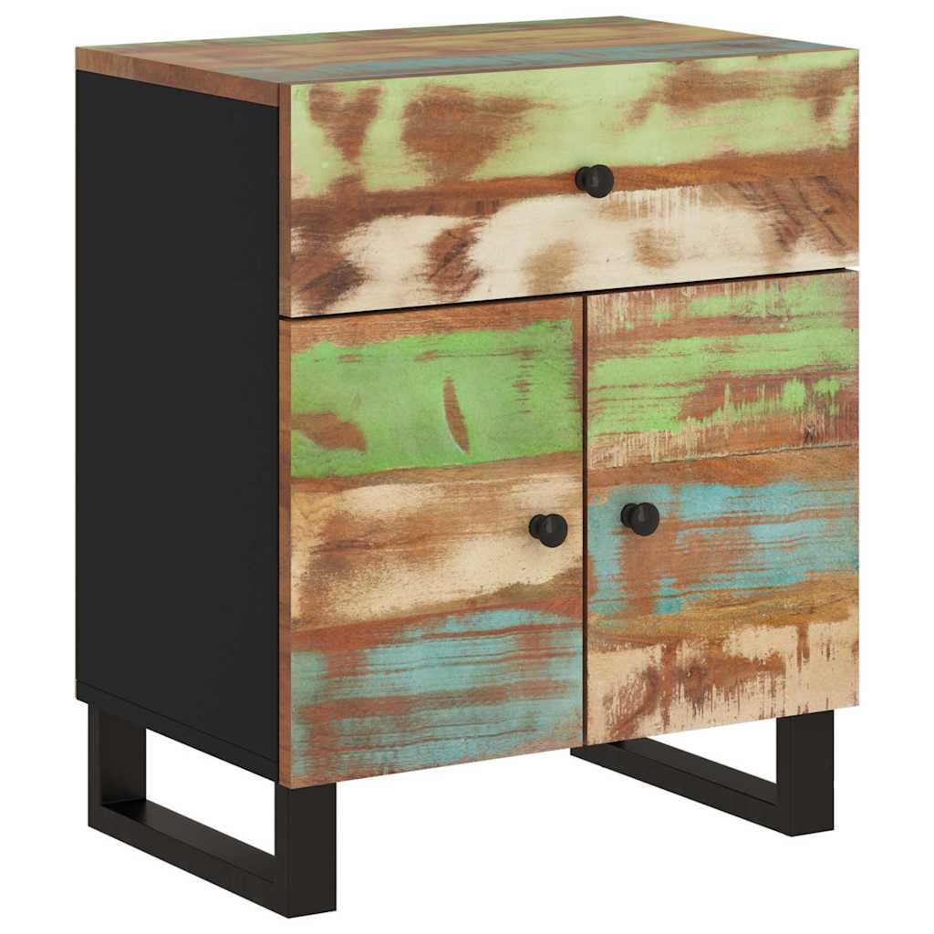 vidaXL Nachtkastjes 50x33x60 cm massief mangohout en bewerkt hout
