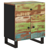 vidaXL Nachtkastjes 50x33x60 cm massief mangohout en bewerkt hout