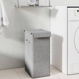 vidaXL Foldable Laundry Basket 26x34.5x59.5 cm Fabric Grey
