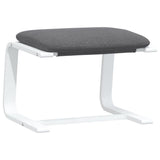 vidaXL Voetenbank 51x41x40 cm stof crèmekleurig